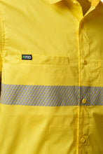 Load image into Gallery viewer, FXD Men&#39;s Lsh-2T Long-Sleeve Taped Shirt - Yellow - Shirts
