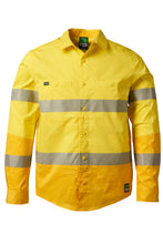 Load image into Gallery viewer, FXD Men&#39;s Lsh-2T Long-Sleeve Taped Shirt - Yellow - Shirts
