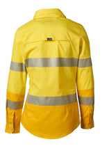 Load image into Gallery viewer, FXD Women&#39;s LSH-2WT Long-Sleeve Taped Shirt - Yellow - Shirts
