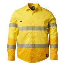 Load image into Gallery viewer, FXD Men's Lsh-2T Long-Sleeve Taped Shirt - Yellow
