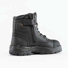 Load image into Gallery viewer, Steel Blue Men's Argyle Zip Scuff Waterproof - Black
