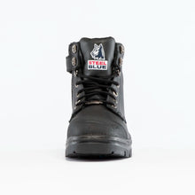 Load image into Gallery viewer, Steel Blue Men's Argyle Zip Scuff Waterproof - Black
