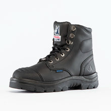 Load image into Gallery viewer, Steel Blue Men's Argyle Zip Scuff Waterproof - Black
