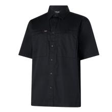 Load image into Gallery viewer, KingGee Men's Tradeform Short Sleeve Overshirt - Black
