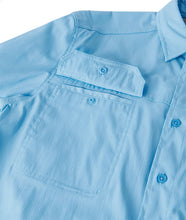 Load image into Gallery viewer, KingGee Men&#39;s Drycool Long Sleeve Shirt - Alaskan Blue
