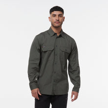 Load image into Gallery viewer, KingGee Men&#39;s Workcool Vented Long Sleeve Shirt - Green - Shirts
