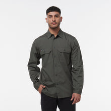 Load image into Gallery viewer, KingGee Men&#39;s Workcool Vented Long Sleeve Shirt - Green - Shirts
