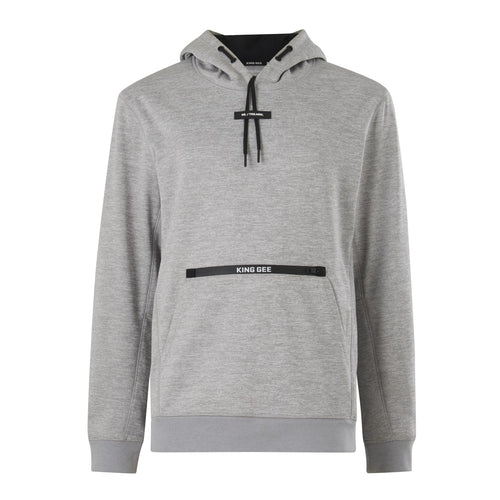 KingGee Men's Trademark Tech Hoodie - Grey Marle - Hoodie