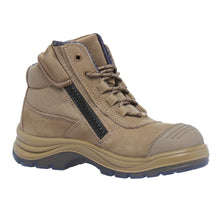 Load image into Gallery viewer, KingGee Women&#39;s Tradie Comfortmax Work Boots - Stone - Safety Footwear
