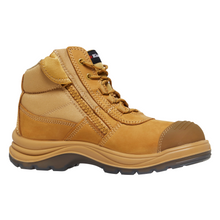 Load image into Gallery viewer, KingGee Men's Tradie ComfortMax Zip Sided Safety Boots - Wheat
