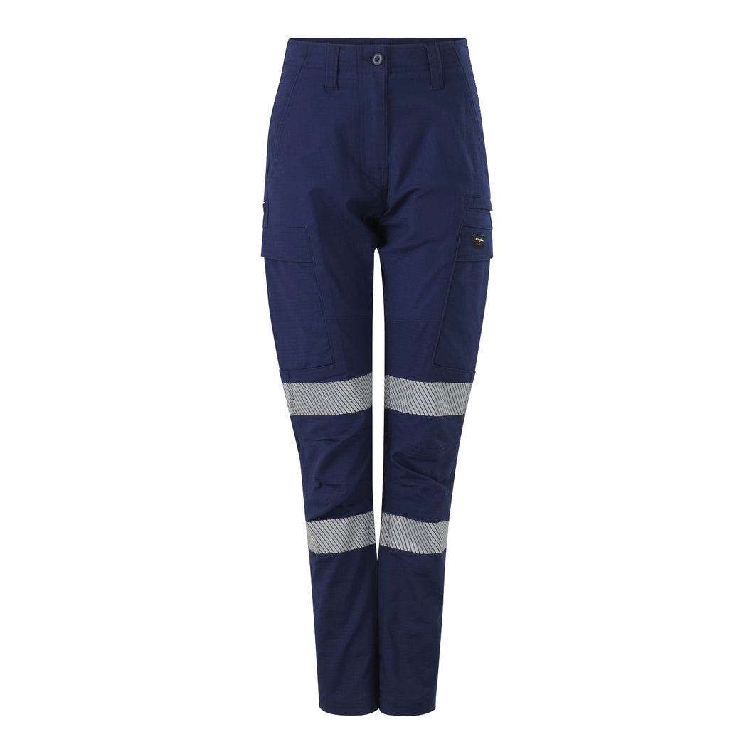 KingGee Women's Workcool Pro Reflective Bio Motion Pant - Navy - Pants