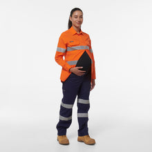 Load image into Gallery viewer, KingGee Women&#39;s Workcool Maternity Biomotion Pant - Navy - Pants
