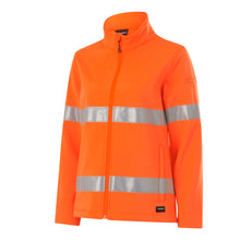 Load image into Gallery viewer, KingGee Women&#39;s Reflective Soft Shell Jacket - Orange - Jackets
