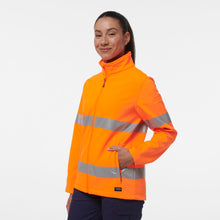 Load image into Gallery viewer, KingGee Women&#39;s Reflective Soft Shell Jacket - Orange - Jackets
