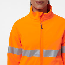 Load image into Gallery viewer, KingGee Women&#39;s Reflective Soft Shell Jacket - Orange - Jackets
