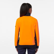 Load image into Gallery viewer, KingGee Women&#39;s 1/4 Zip Fleece - Orange/Navy - Hoodies/Jumpers
