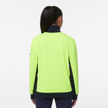 Load image into Gallery viewer, KingGee Women&#39;s 1/4 Zip Fleece - Yellow/Navy - Hoodies/Jumpers
