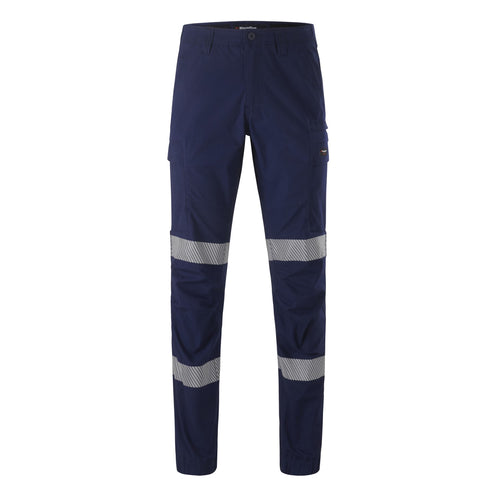 KingGee Men's Workcool Pro Reflective Bio Motion Cuff Pant - Navy - Pants