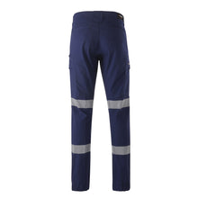 Load image into Gallery viewer, KingGee Men&#39;s Workcool Pro Reflective Bio Motion Cuff Pant - Navy - Pants
