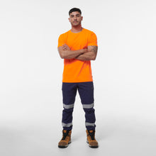 Load image into Gallery viewer, KingGee Men&#39;s Hi-Vis Short Sleeve T-Shirt - Fluro Orange - Tees
