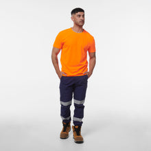 Load image into Gallery viewer, KingGee Men&#39;s Hi-Vis Short Sleeve T-Shirt - Fluro Orange - Tees
