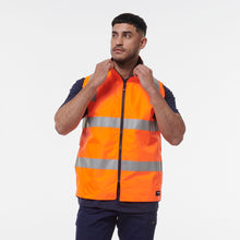 Load image into Gallery viewer, KingGee Men&#39;s Reflective Insulated Vest - Orange/Navy - Vests
