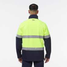 Load image into Gallery viewer, KingGee Men&#39;s Ref Softshell Jacket - Yellow/Navy - Jackets
