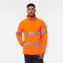 Load image into Gallery viewer, KingGee Men&#39;s Reflective Softshell Jacket - Orange - Jackets
