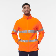 Load image into Gallery viewer, KingGee Men&#39;s Reflective Softshell Jacket - Orange - Jackets
