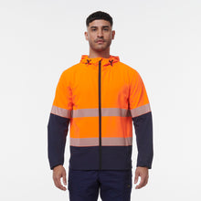 Load image into Gallery viewer, KingGee Men&#39;s Hi Vis Repel Jacket - Orange/Navy - Jackets
