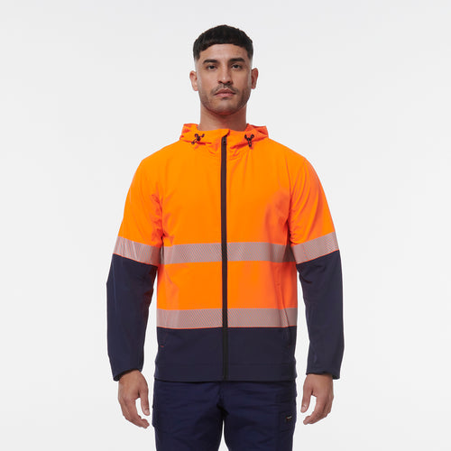 KingGee Men's Hi Vis Repel Jacket - Orange/Navy - Jackets