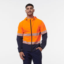 Load image into Gallery viewer, KingGee Men&#39;s Hi Vis Repel Jacket - Orange/Navy - Jackets
