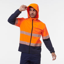 Load image into Gallery viewer, KingGee Men&#39;s Hi Vis Repel Jacket - Orange/Navy - Jackets
