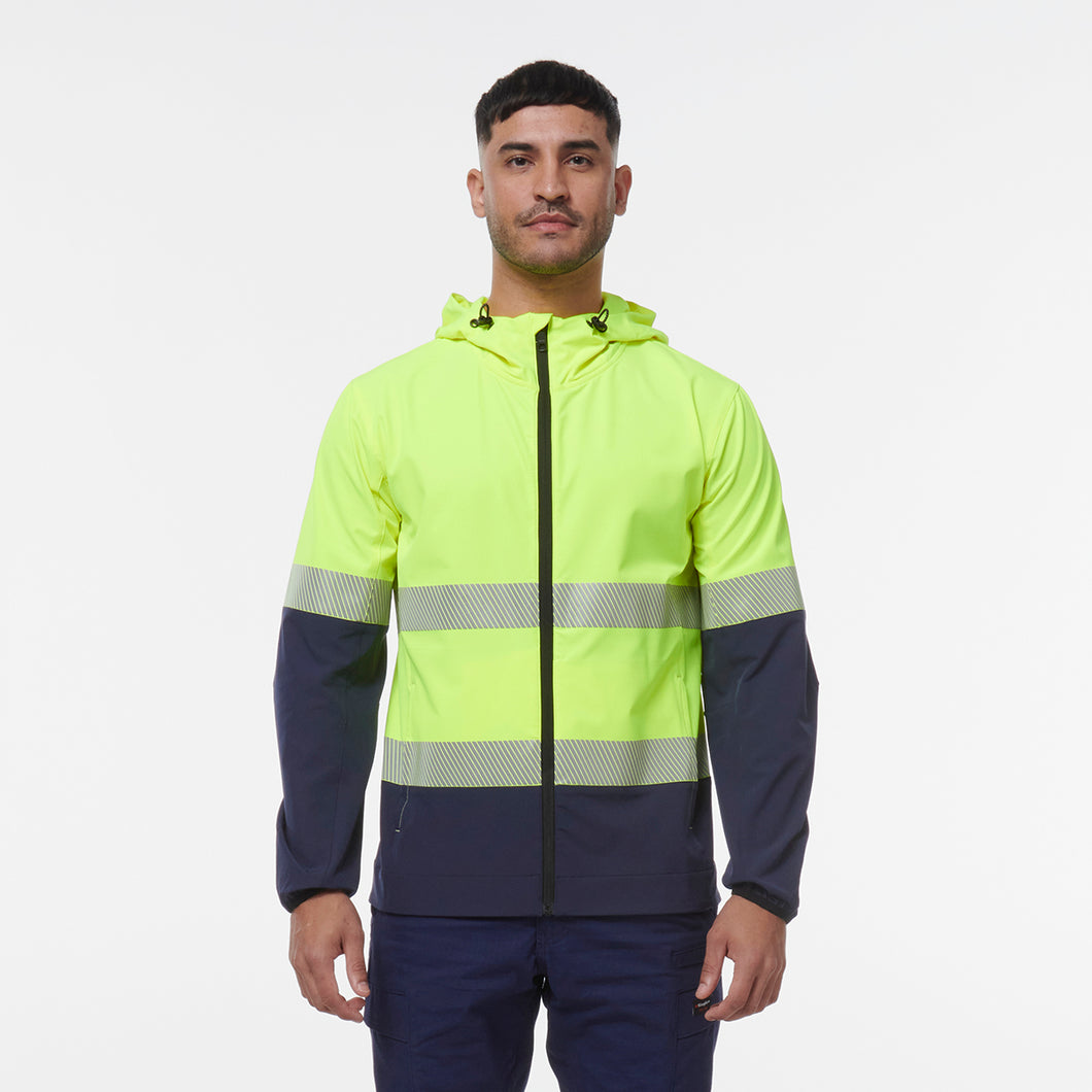 KingGee Men's Hi Vis Repel Jacket - Yellow/Navy - Jackets