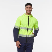 Load image into Gallery viewer, KingGee Men&#39;s Hi Vis Repel Jacket - Yellow/Navy - Jackets
