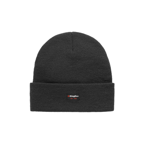 KingGee Men's Tradies Beanie - Charcoal - Headwear