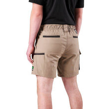 Load image into Gallery viewer, FXD Men&#39;s Ws-7 Elastic Waisted Utility Short - KHAKI
