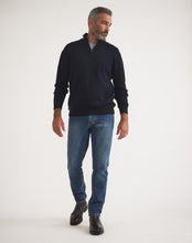 Load image into Gallery viewer, RB Sellars Men's Saxon Half Zip Jumper - Classic Navy
