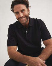 Load image into Gallery viewer, RB Sellars Men's Atherton Basic S/S Polo - Black
