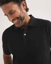 Load image into Gallery viewer, RB Sellars Men's Atherton Basic S/S Polo - Black
