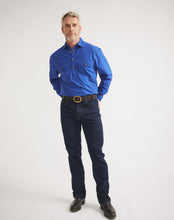 Load image into Gallery viewer, RB Sellars Men's Territory Half Btn L/S Shirt - Royal
