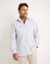Load image into Gallery viewer, RB Sellars Men's Harvester L/S Shirt - Eyres - Blue Eyres
