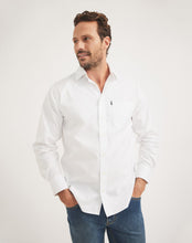 Load image into Gallery viewer, RB Sellars Men's Hillston L/S Shirt - Oxford - White Oxford
