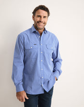 Load image into Gallery viewer, RB Sellars Men's Harvester L/S Shirt - Thames - Blue Thames
