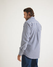 Load image into Gallery viewer, RB Sellars Men's Hillston L/S Shirt - Goolwa - Navy Gingham
