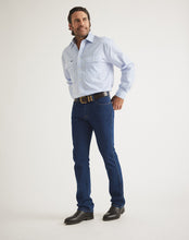 Load image into Gallery viewer, RB Sellars Men's Harvester L/S Shirt - Charlton - Blue Charlton
