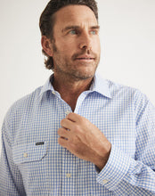 Load image into Gallery viewer, RB Sellars Men's Harvester L/S Shirt - Charlton - Blue Charlton
