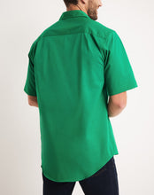 Load image into Gallery viewer, RB Sellars Men's Burton 1/2 Btn S/S Light Wt. - Emerald
