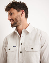 Load image into Gallery viewer, RB Sellars Men's Burton 1/2 Btn S/S Light Wt - Stone
