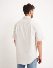 Load image into Gallery viewer, RB Sellars Men's Burton 1/2 Btn S/S Light Wt - Stone
